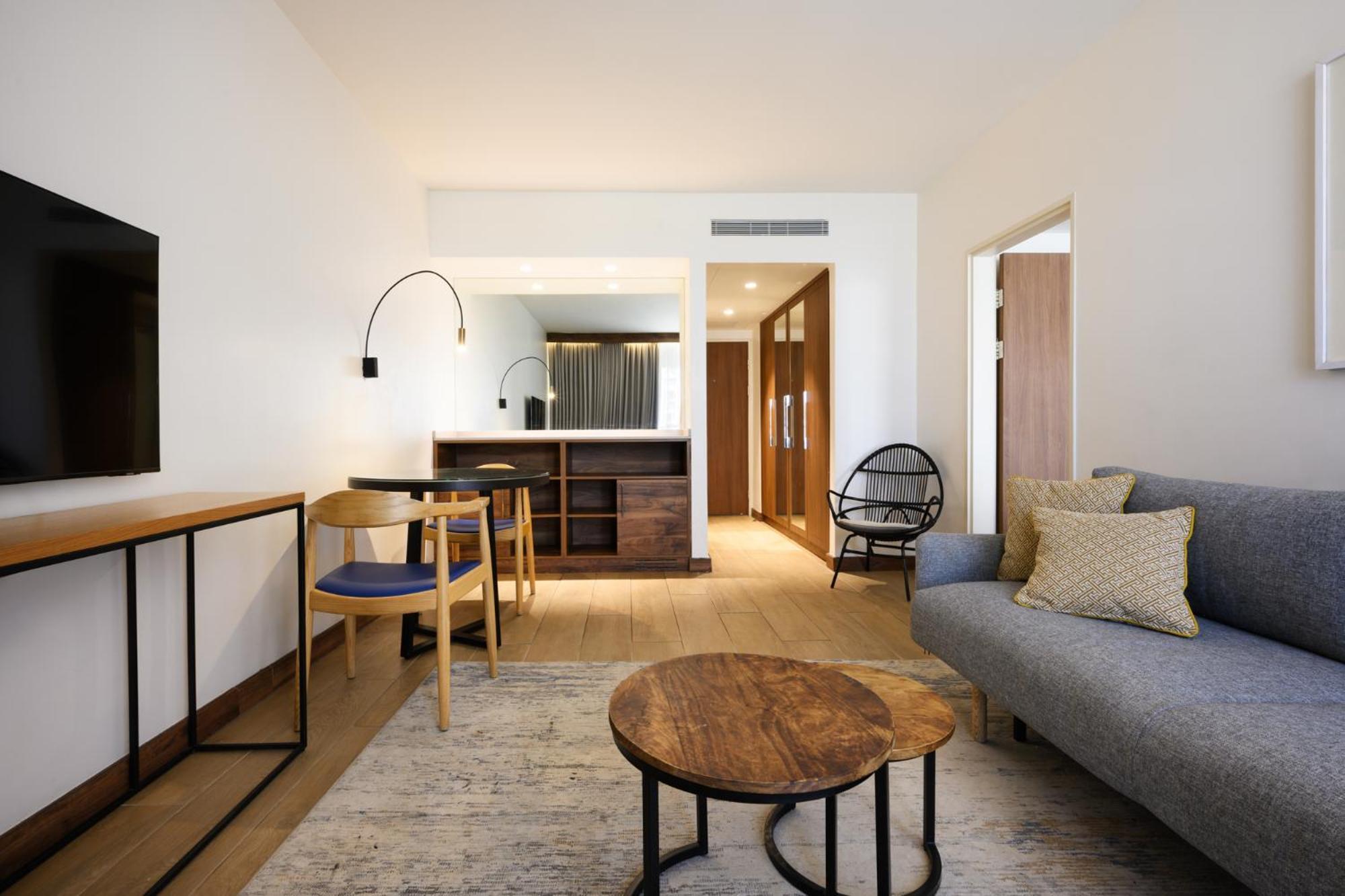 Nevo By Isrotel Collection Ein Bokek Luaran gambar A living room at the hotel